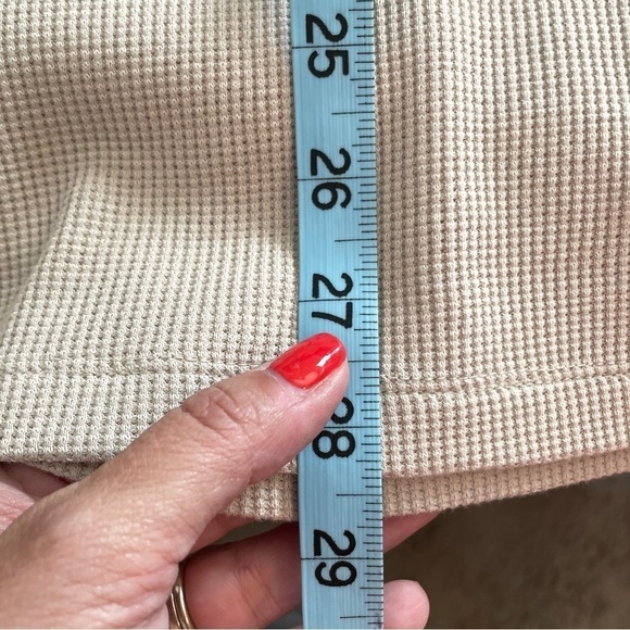 TED BAKER LONDON Tekilla Short Sleeve Henley Shirt Light Tan Stone Size 3 US Med - Picture 10 of 11